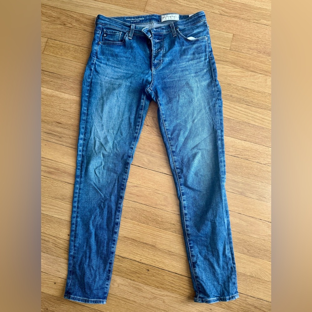AG Adriano Goldschmied for Anthropologie Stevie Ankle Jeans  Size 27R